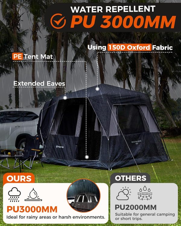 KingCamp BOUNDLESS X3 Car Camping Tent