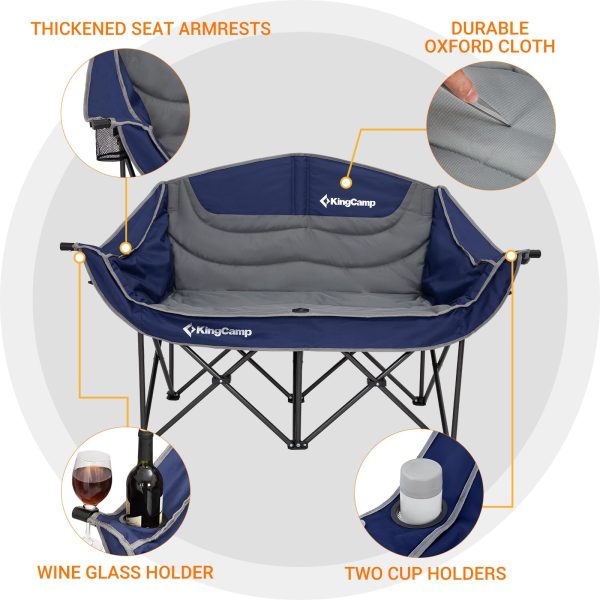KingCamp CANNA C20 Loveseat Double Seat Chair