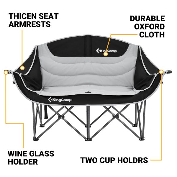 KingCamp CANNA C20 Loveseat Double Seat Chair