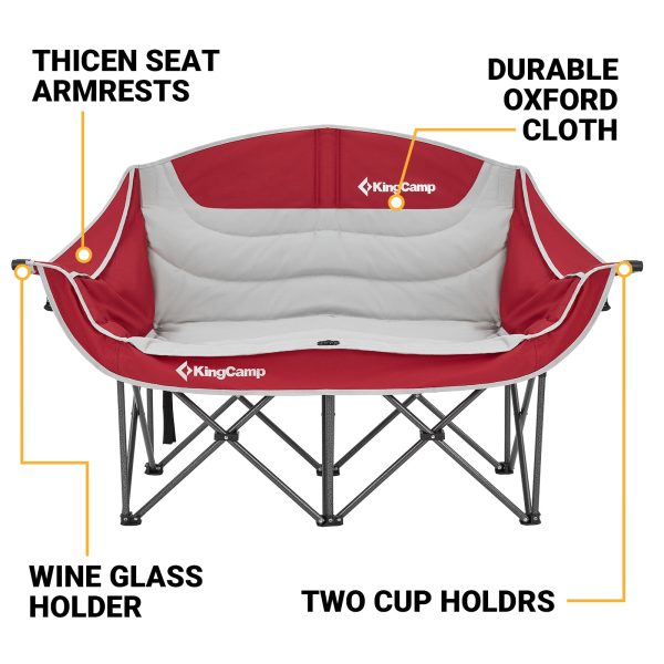 KingCamp CANNA C20 Loveseat Double Seat Chair