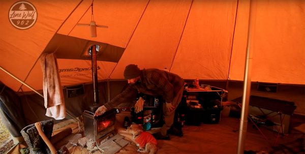 KingCamp 4-Season Khan Canvas Bell Tent-13ft/16.4ft